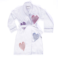 Peignoir Coeurs Enfant