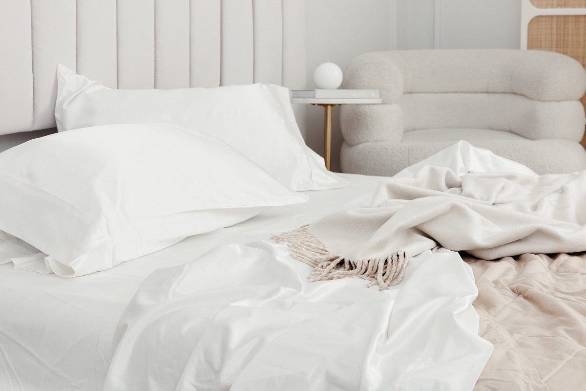 How to Get Stains Out of White Sheets: SmartSilk Care Tips