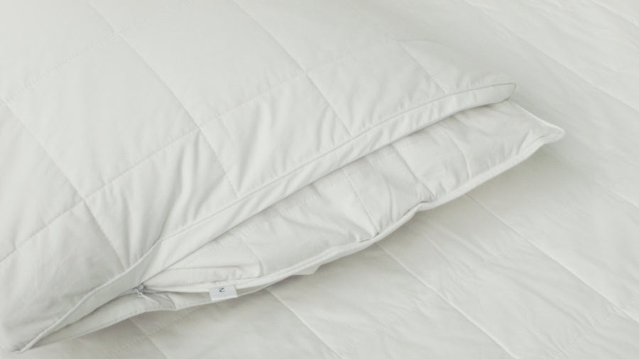 Protège-oreiller doublé de soie | Ensemble de deux