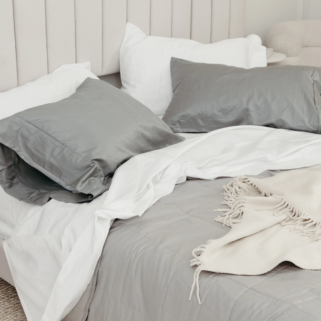 Silk Filled Comforter SmartSilk Twin Champagne
